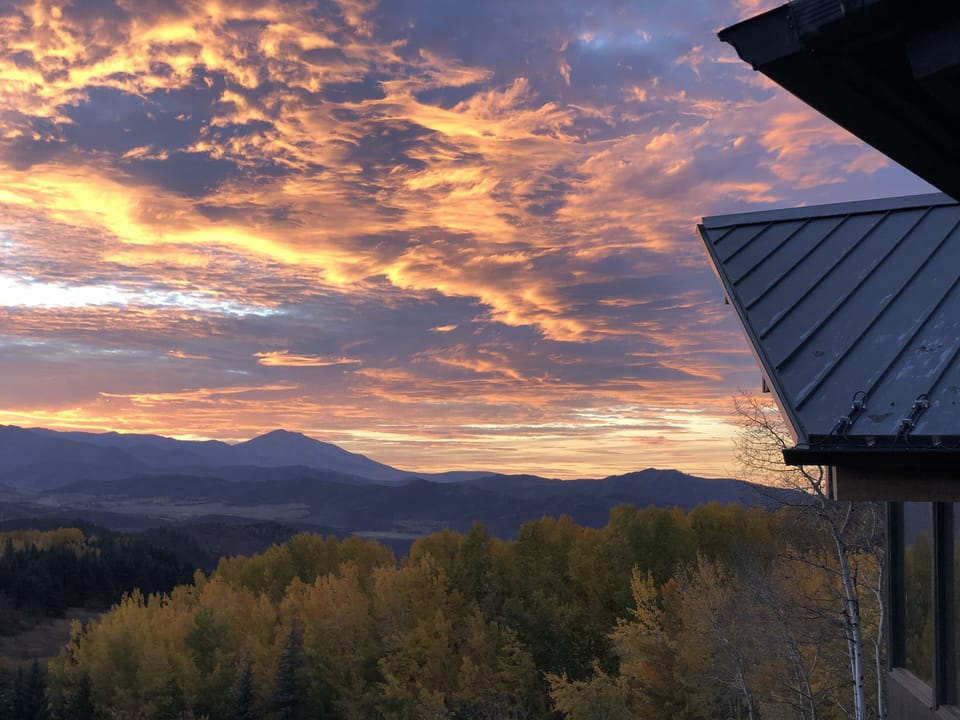 Views from our dining deck off the kitchen.