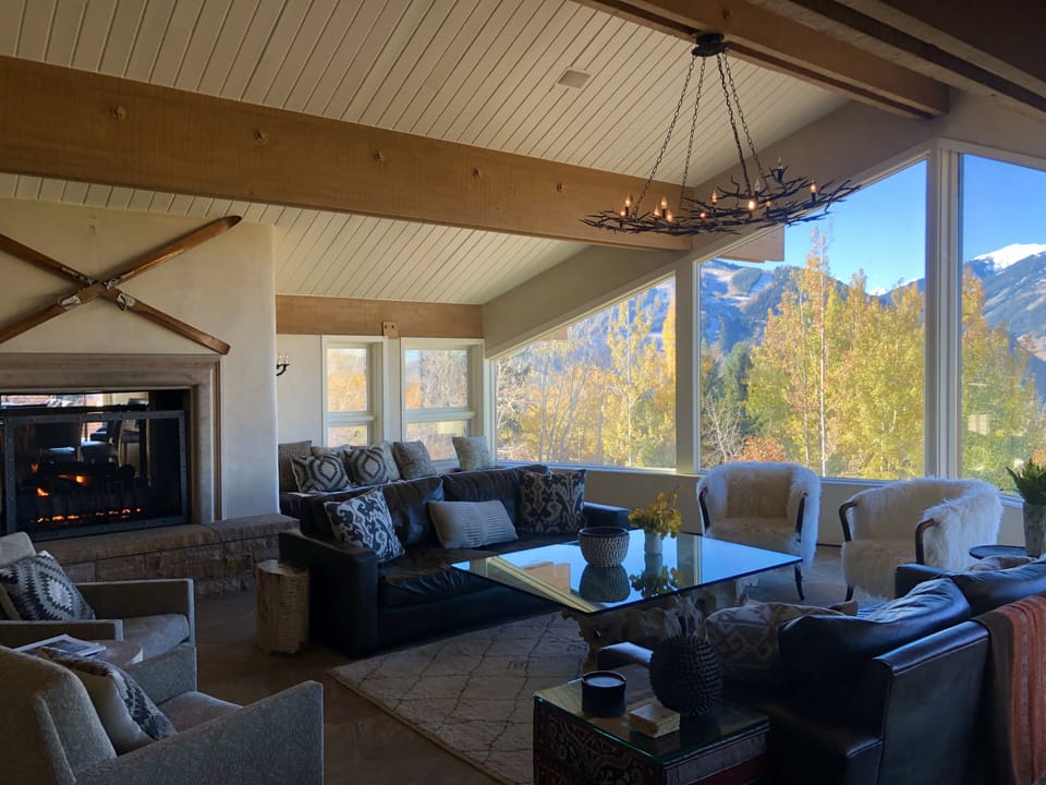 Living Room with amazing view!