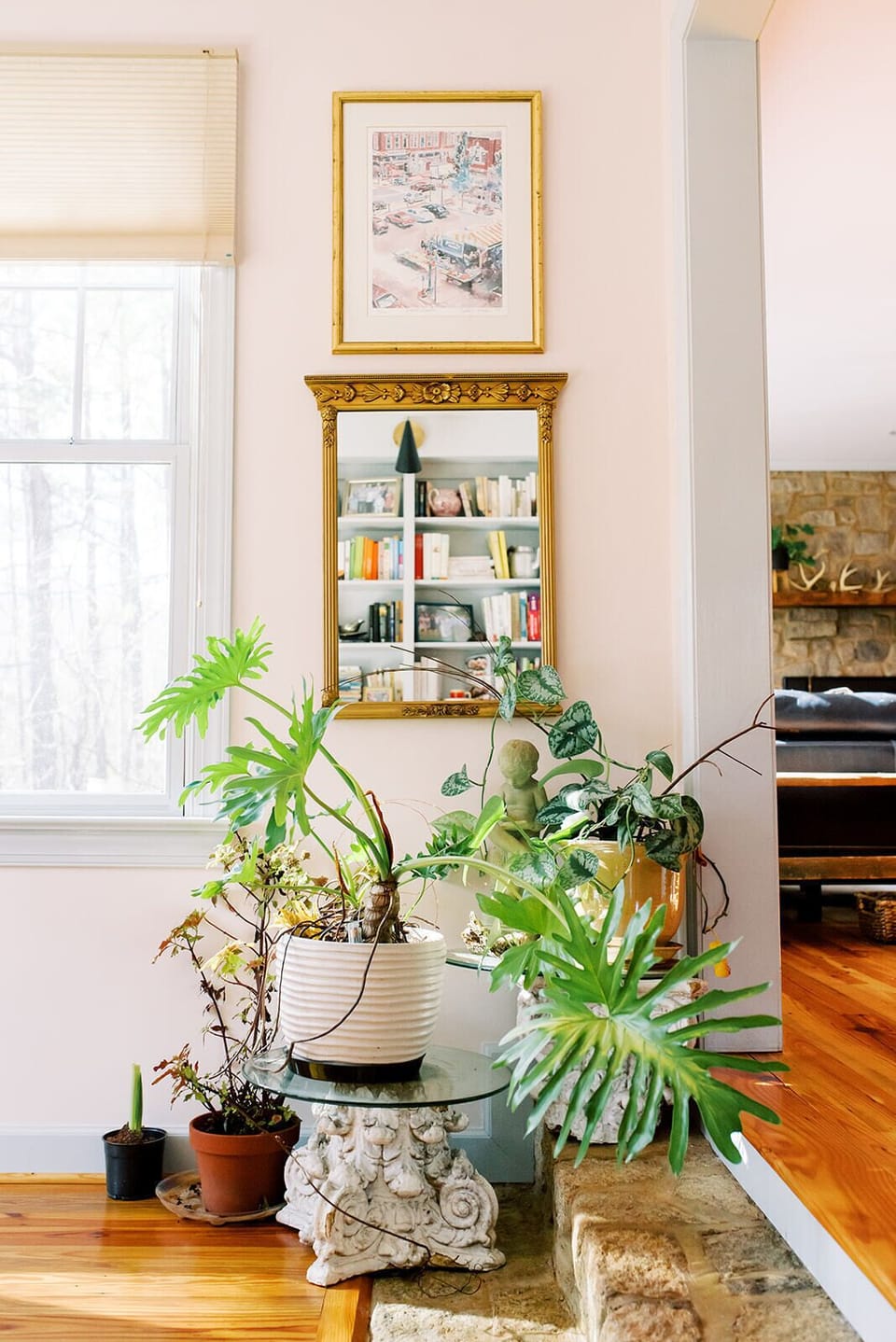 You'll find lots of plants both inside and outside the home 
