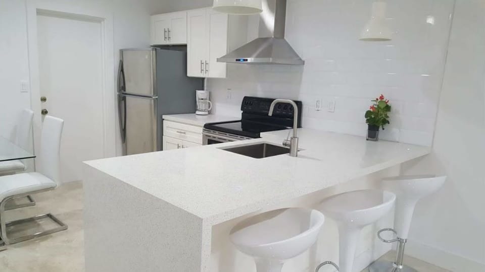 Fully equipped kitchen with all the necessities that will make you feel at home!