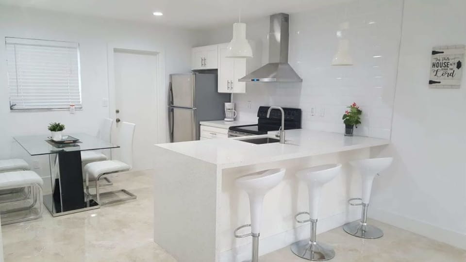 Fully equipped kitchen with all the necessities that will make you feel at home!