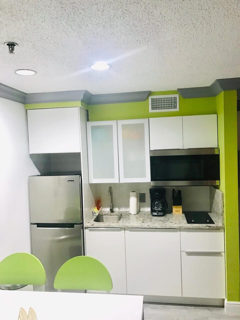 Fully stocked with the basics to whip up a home-style meal. 