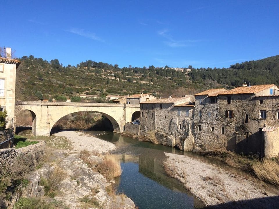 Looking towards the 'New' bridge from the very old bridge on a glorious day