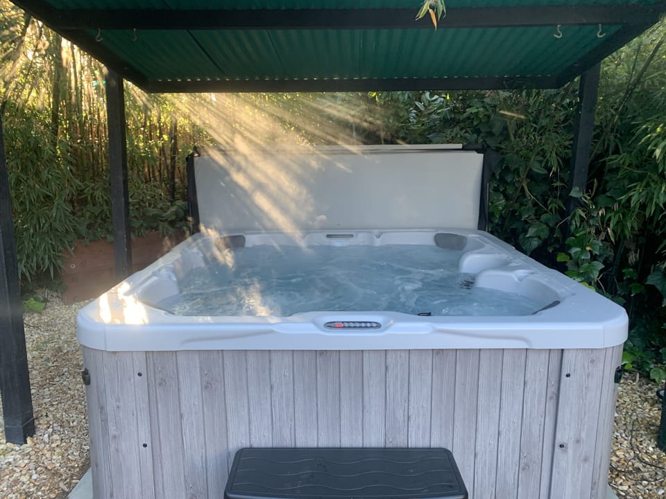 Brand new hot tub (2022).  