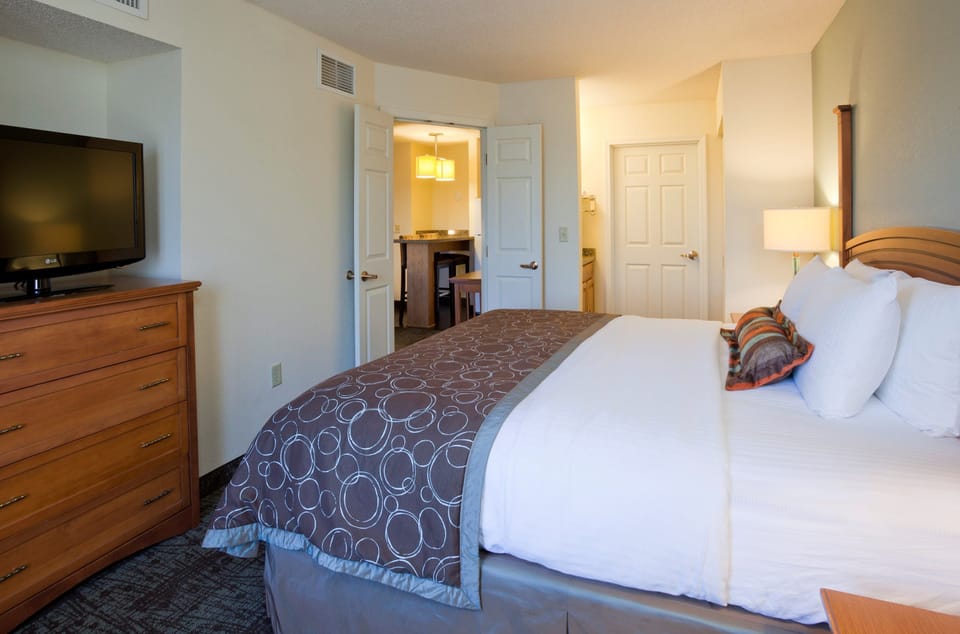 Fall asleep in our cozy bedroom.