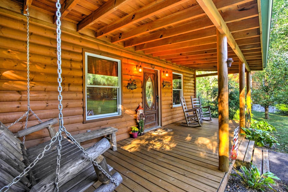 Private Covered Porch