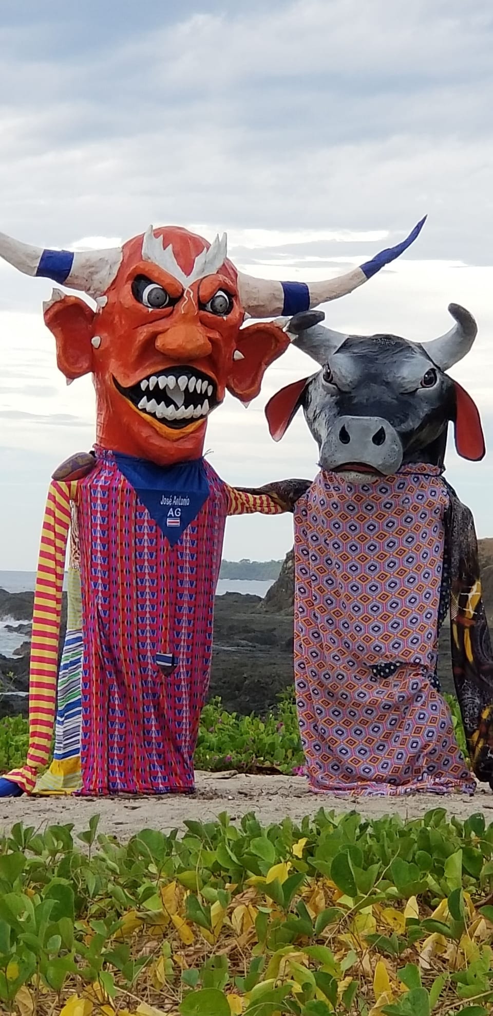 ... some of the odd things we have seen on the beach (to advertise the rodeo)