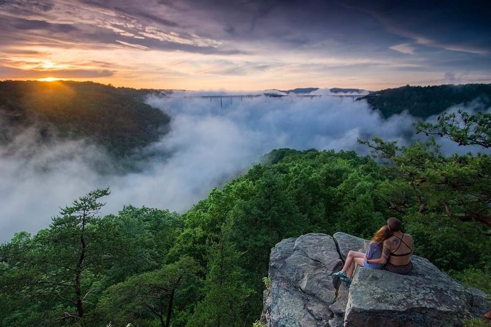 New River Gorge National Park less than 10 minutes drive from the cabin.