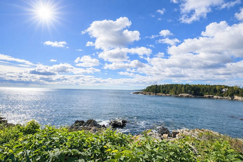 Crashing ocean waves make for a relaxing vacation here at Edgecliff.