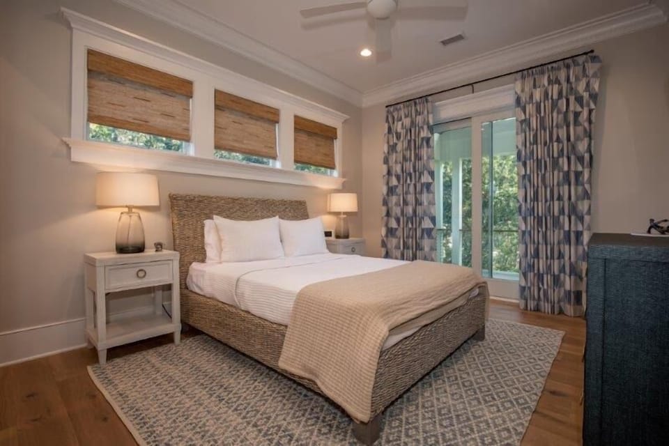 Bedroom 5 with queen bed on second floor