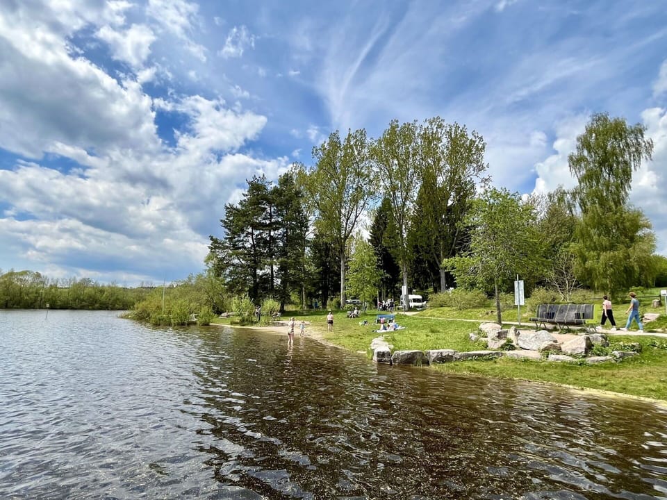 Water, Cloud, Sky, Plant, Tree, Natural Landscape, Lake, Landscape