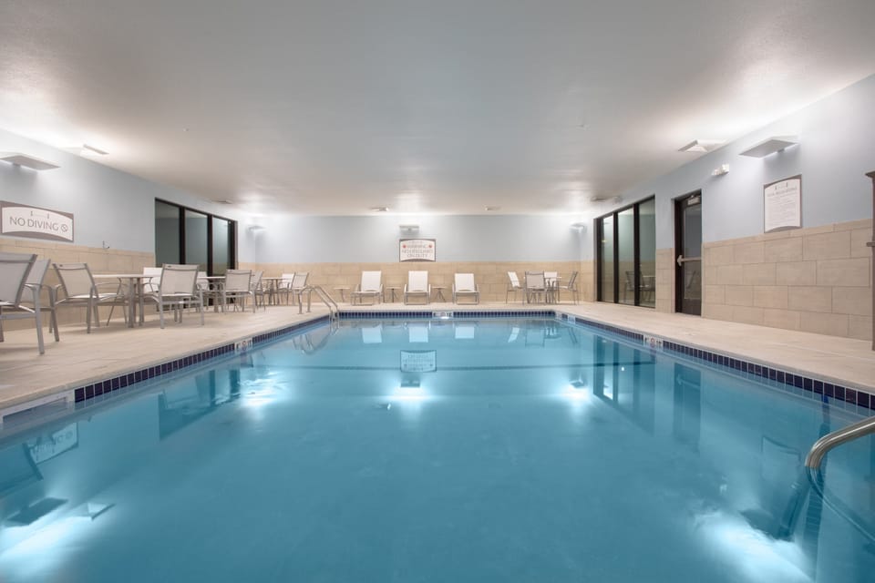 Enjoy the excellent on-site amenities including the indoor pool!