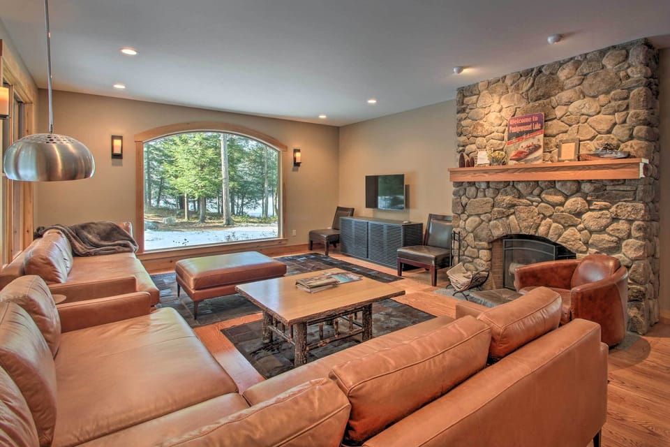 Meredith Vacation Rental | 5BR | 3BA | 3,200 Sq Ft | Stairs Required to Access