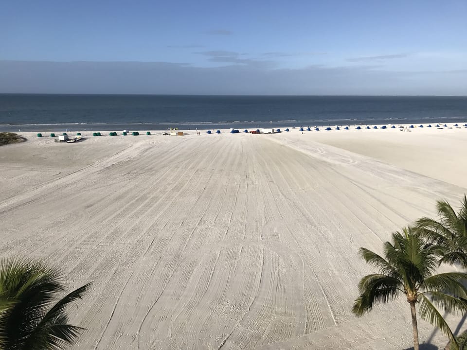 nothing between you & the water but sand....