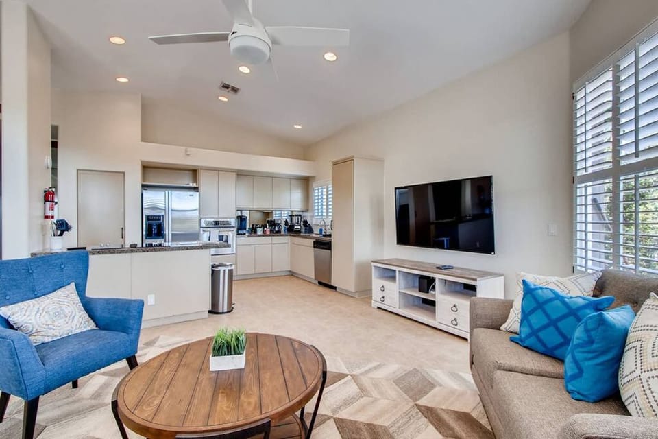 Guest house living room to kitchen