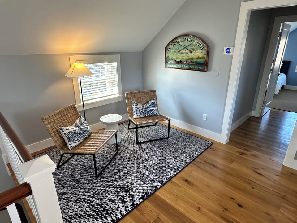 Reading nook on 2nd floor landing