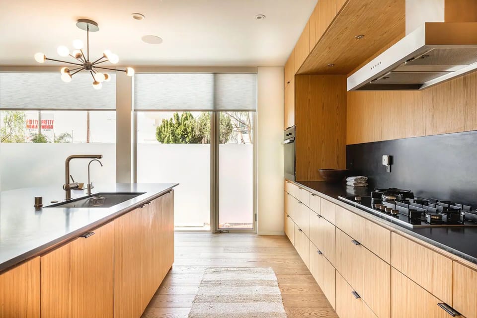 Gourmet chef's kitchen.