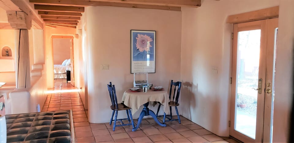 Front bistro area & walkway to the bedroom