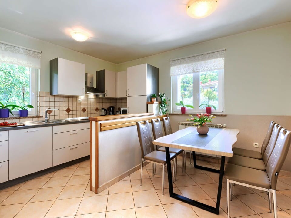 Cabinetry, Furniture, Kitchen Sink, Countertop, Property, Sink, Tap, Houseplant, Table, Window