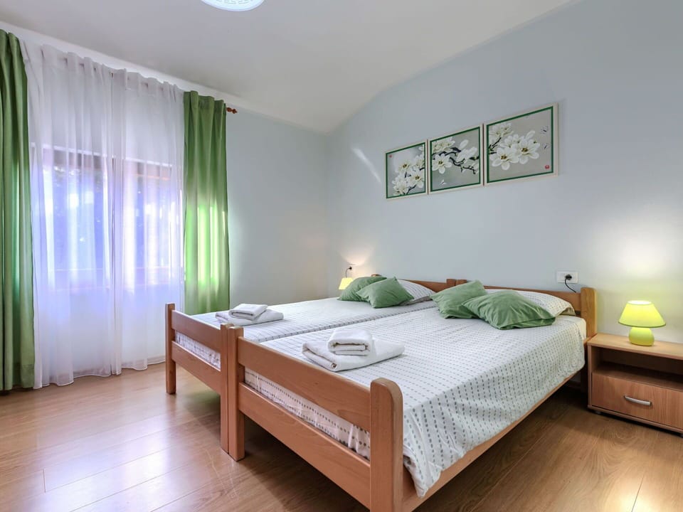 Interior Design, Bedroom, Floor, Bed, Flooring, Ceiling, Room, Furniture, Bed Frame, Bedding