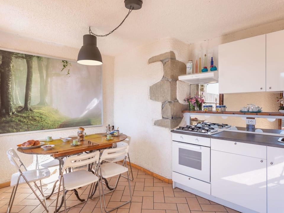 Room, Property, Furniture, Kitchen, Interior Design, Building, Cabinetry, Yellow, House, Countertop