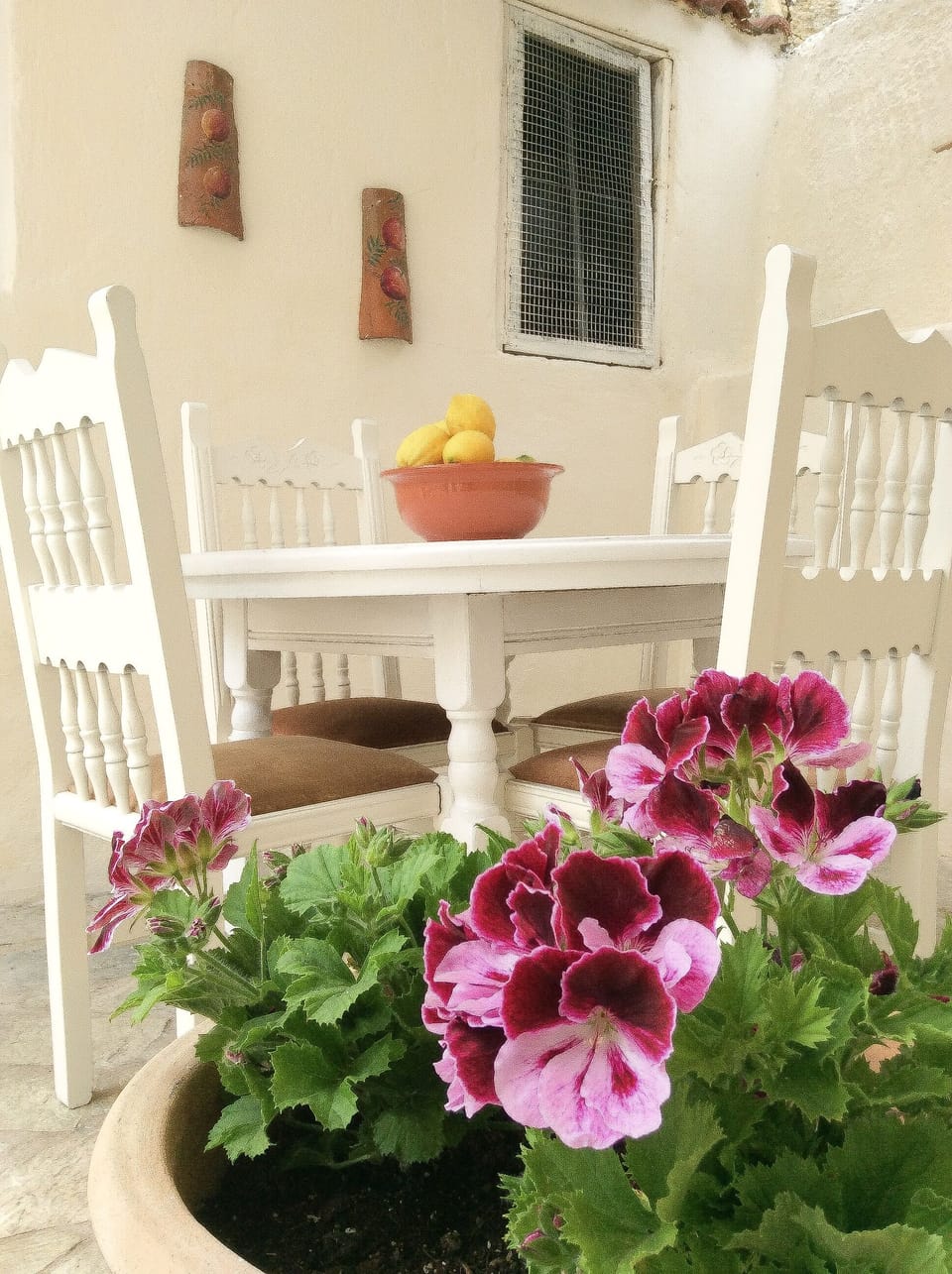 Breakfast patio