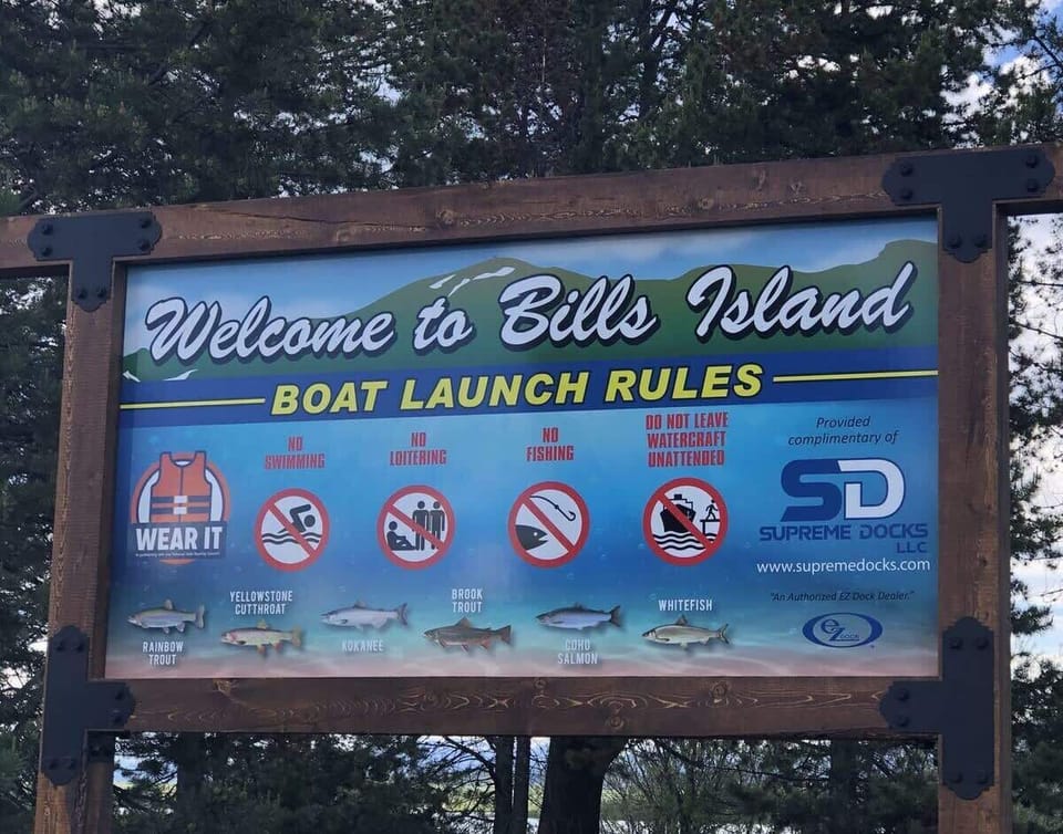Enjoy your stay at Bills Island.