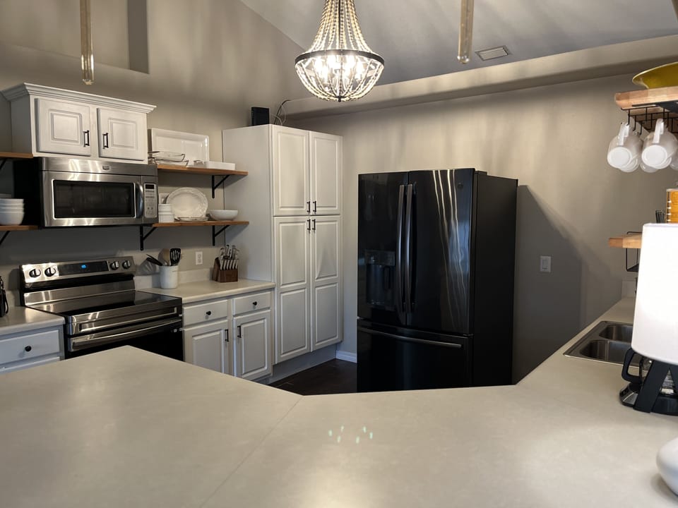 Open shelving 
