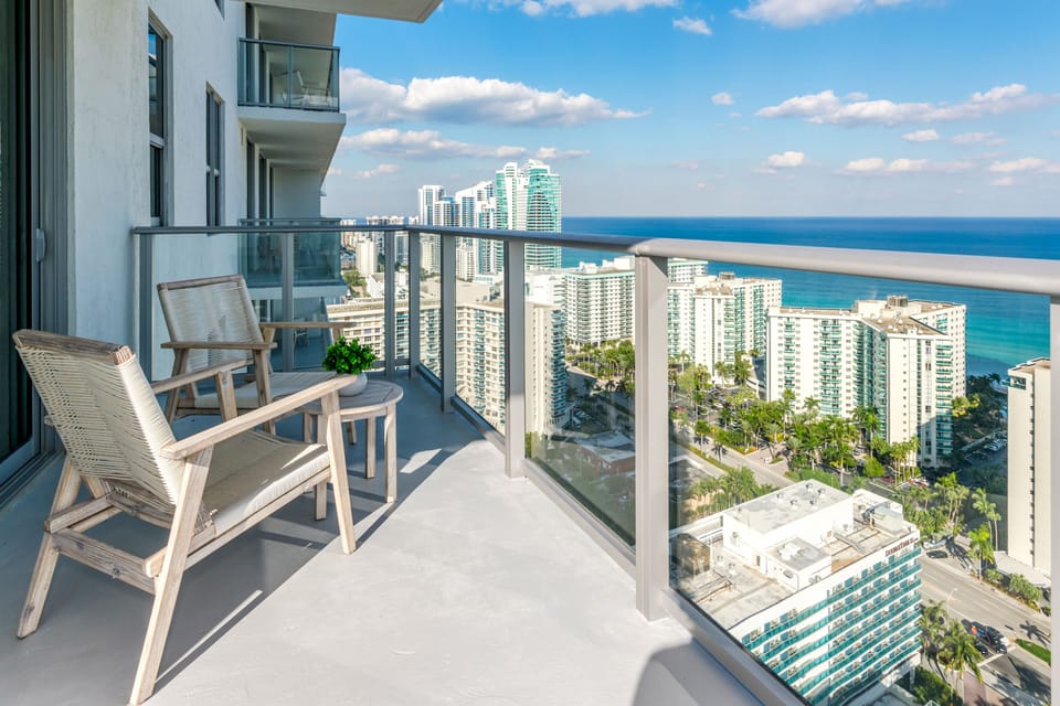 Amazing views from the balcony!