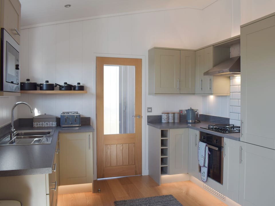 Well equipped kitchen area | Cree Lodge - Cree Valley Lodges, Creetown