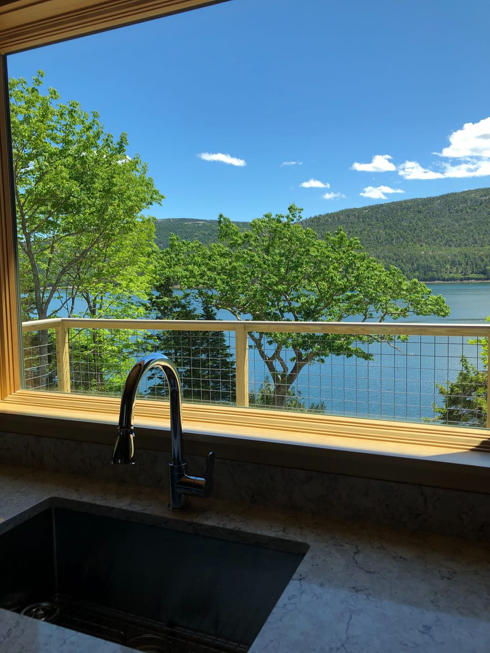 View from kitchen sink
