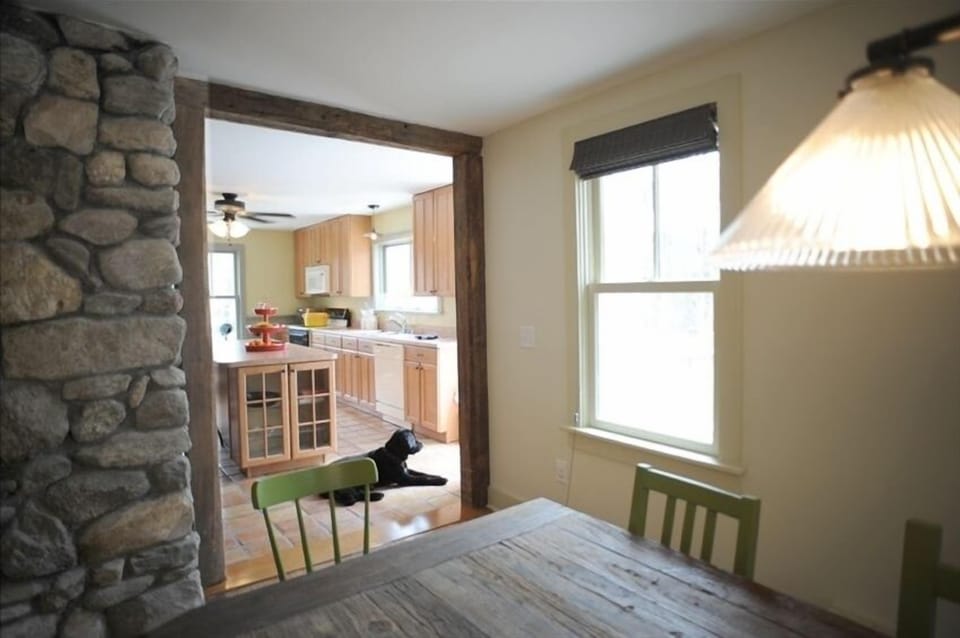 Cook or hang out in the newly renovated kitchen