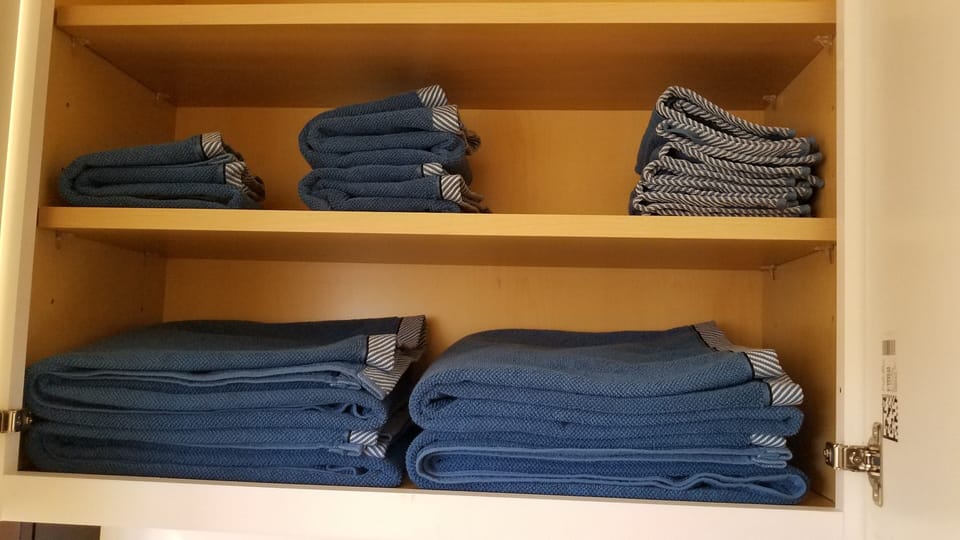 towels and washcloths