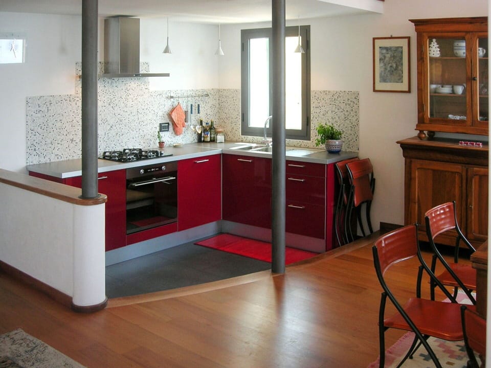 Countertop, Furniture, Room, Kitchen, Cabinetry, Property, Interior Design, Floor, Building, Major Appliance