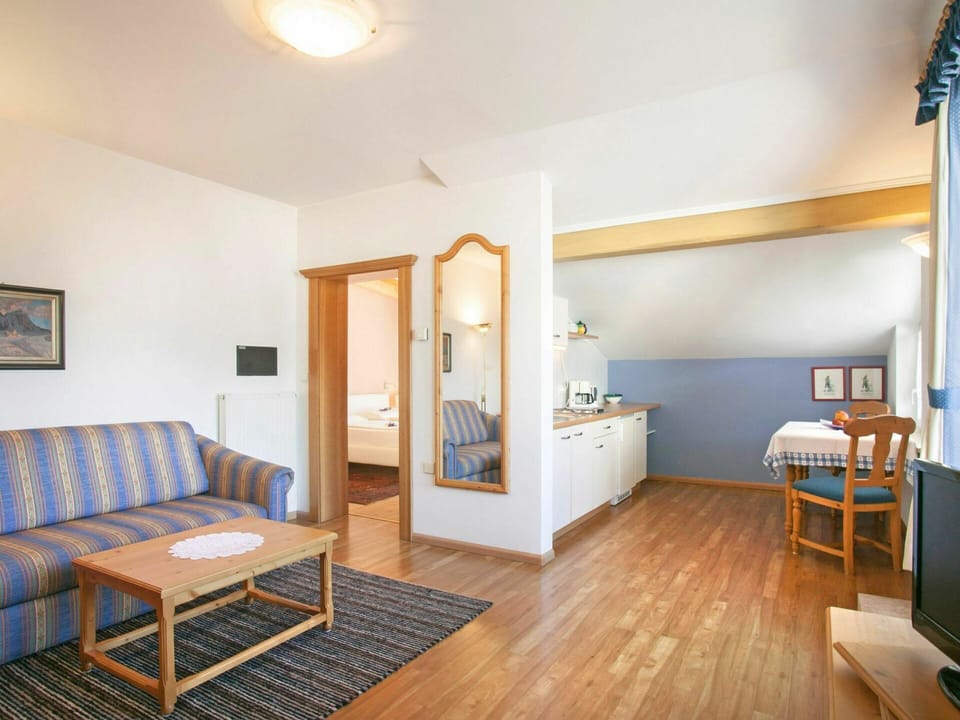 Furniture, Table, Building, Comfort, Picture Frame, Blue, Wood, Mirror, House, Interior Design