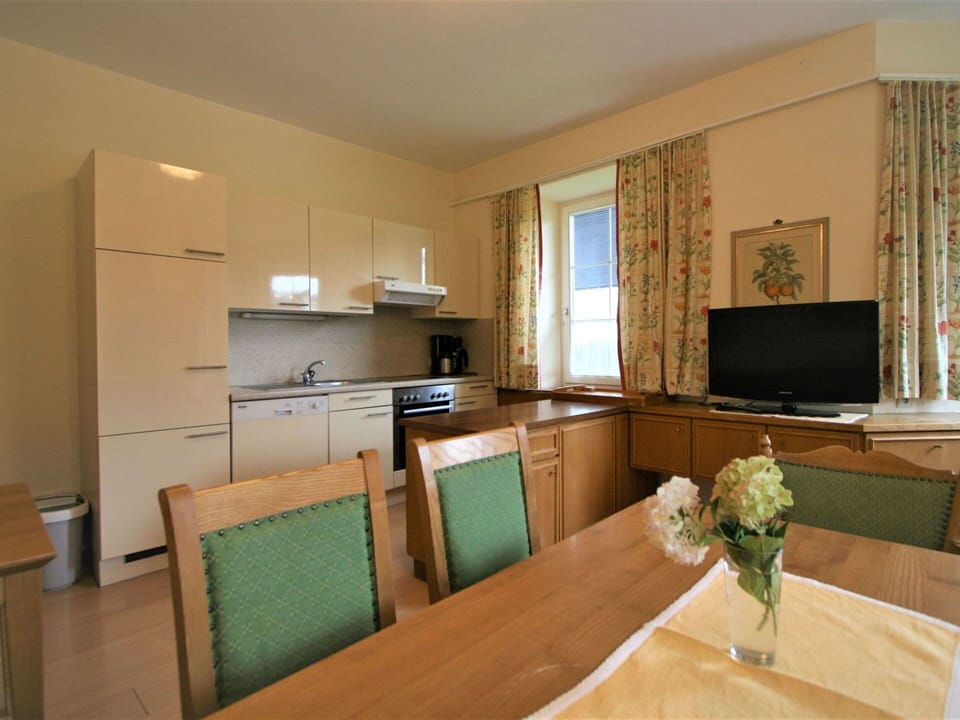 Furniture, Cabinetry, Countertop, Table, Building, Flower, Home Appliance, Wood, Interior Design, Kitchen Appliance