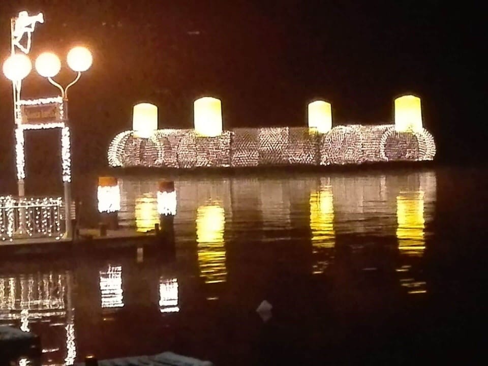 Water, Light, Street Light, Building, Architecture, Electricity, Lake, Midnight, City, Tints And Shades