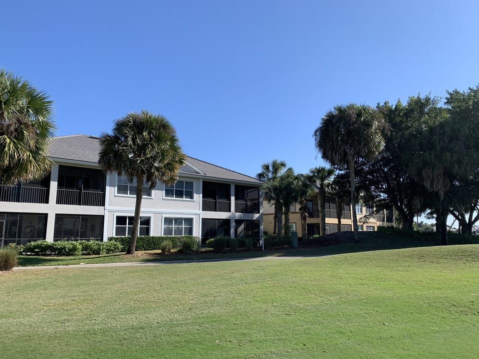 Balcony Overlooking Golf Course to West