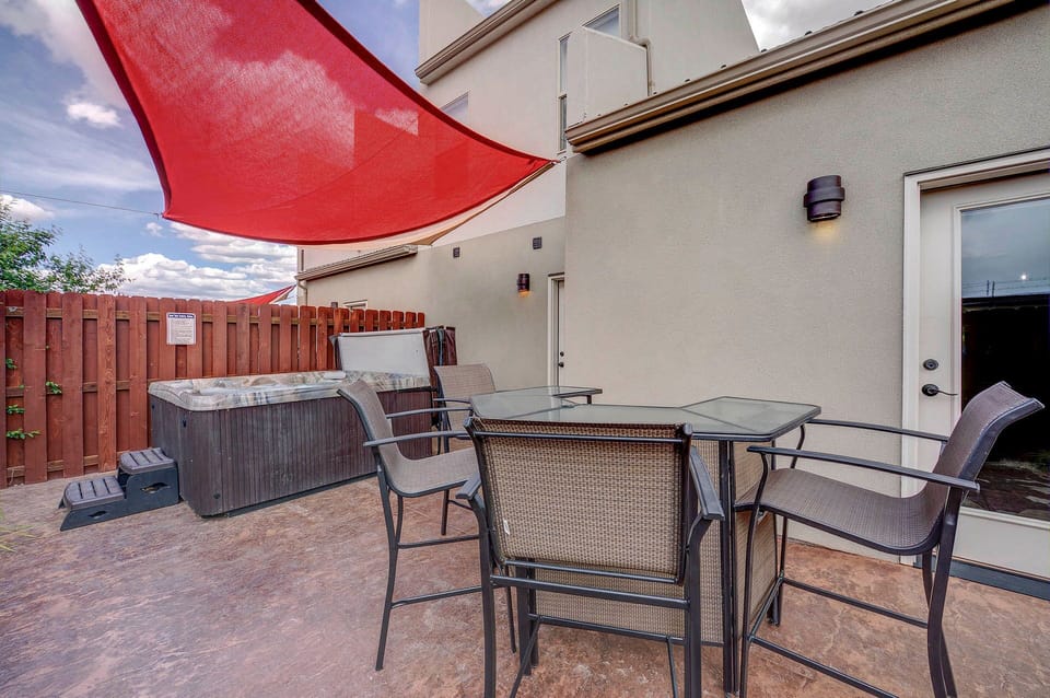 Back yard patio.