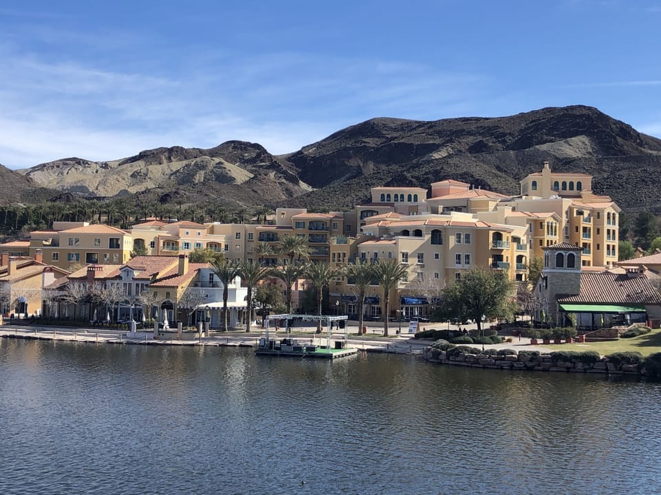 Picture of the Viera from other side of lake.