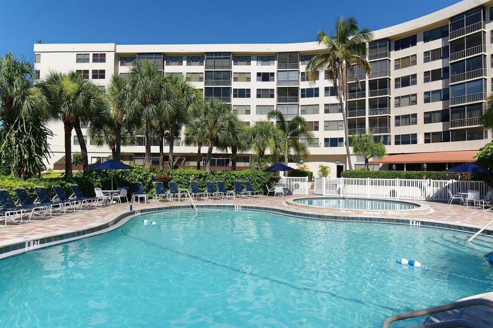 Two heated pools available for you.