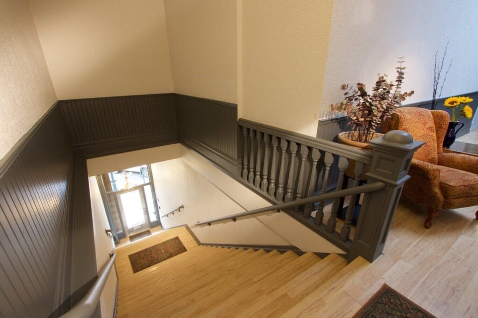 Staircase to Main Street.