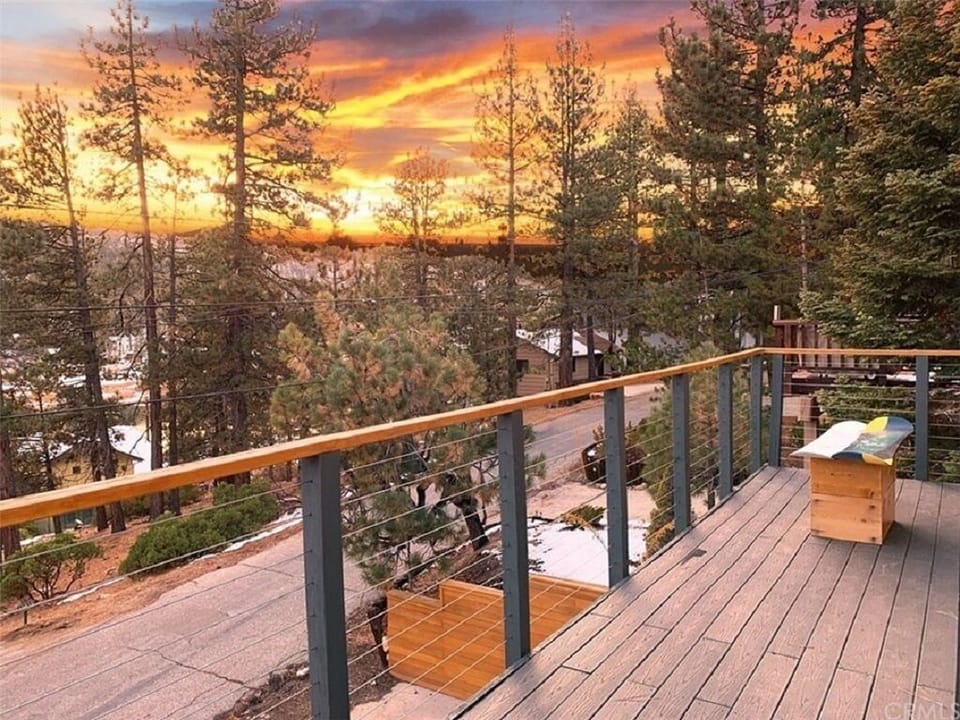 View from Upper deck with seating area