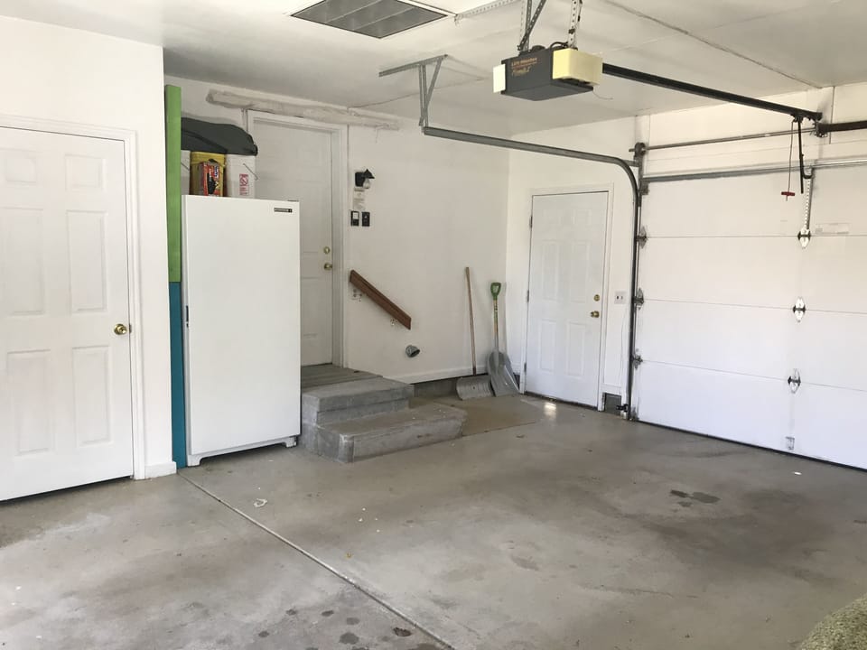 1 car space for parking in garage