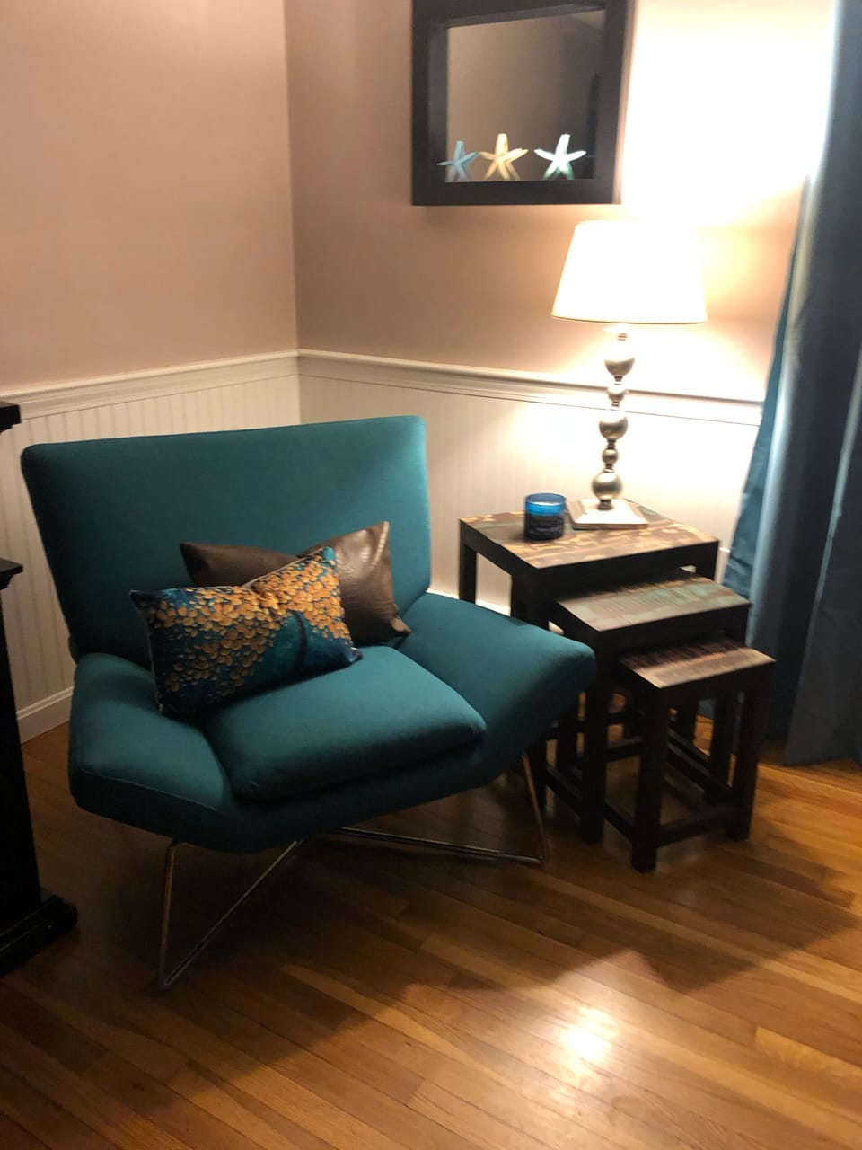 Additional seating in family room