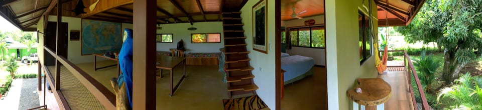 First floor Living room and gate to all three bedrooms
