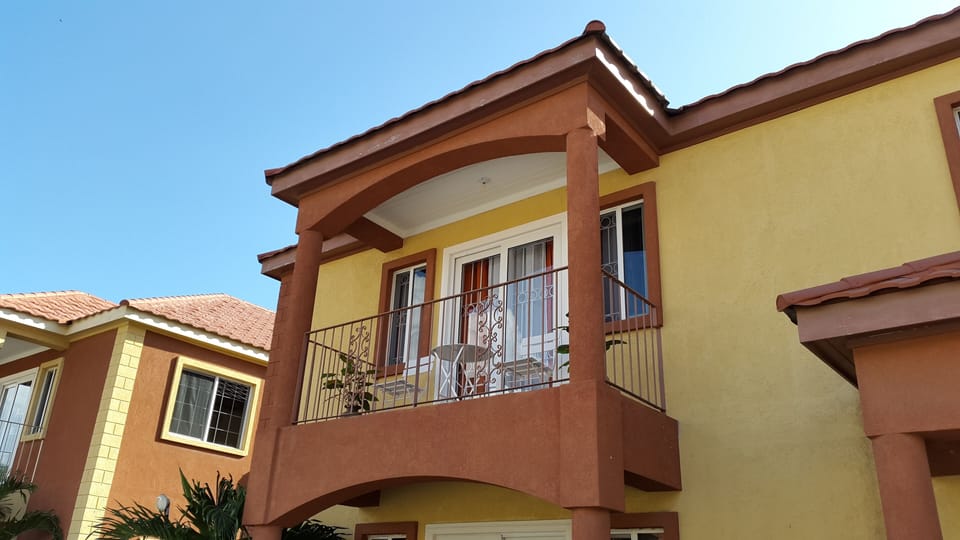 Balcony view from outside.