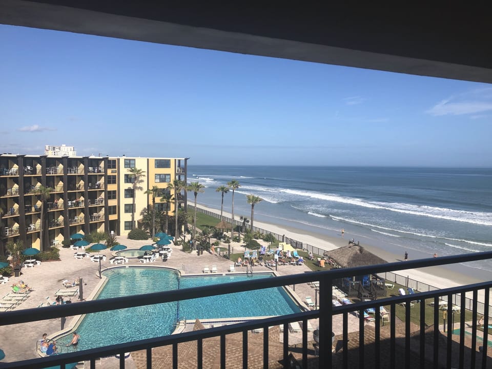The view from our balcony!
