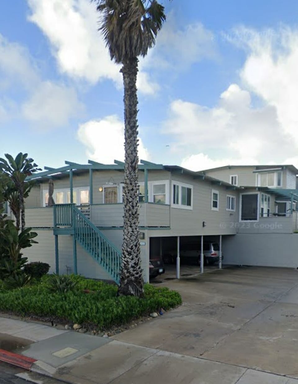 Front of condo