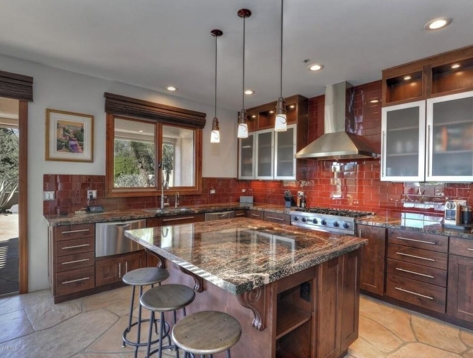 Fully stocked kitchen